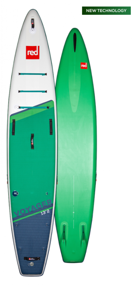 Red Paddle Co Voyager+ 13 2 x 30 +plecak+pompka+zestaw na telefon+fin 2022